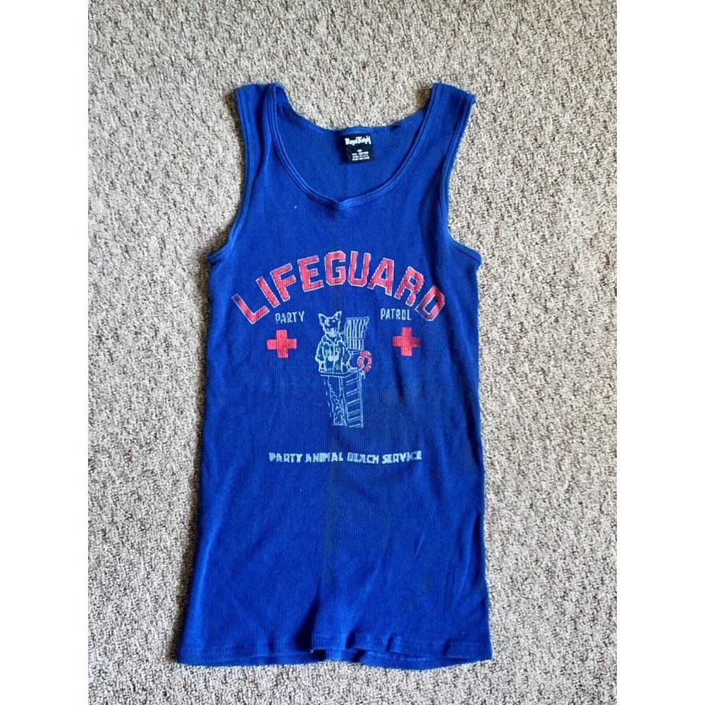 Bud Light Tank Top Spuds MacKenzie Women’s M Lifeguard Vintage Summertime